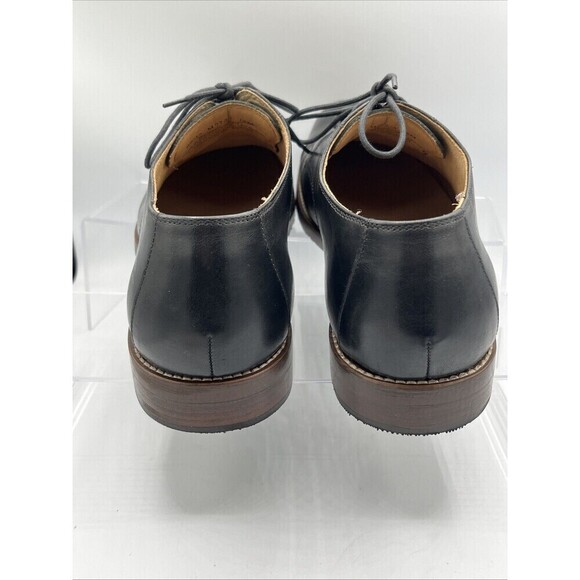 Wallin & Bros Cap Toe Black Leather Lace Up Dress Shoes Size 12M Made in Brazil main image 4